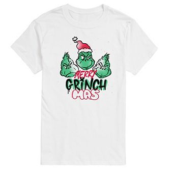 Men's Dr. Seuss The Grinch Merry Grinchmas Graphic Tee