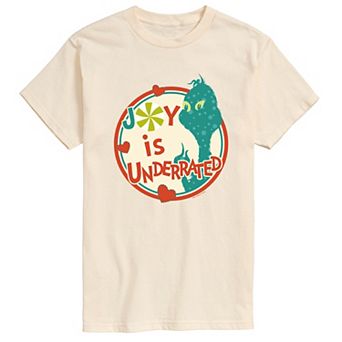 Men's Dr. Seuss The Grinch Joy Is Underrated Graphic Tee