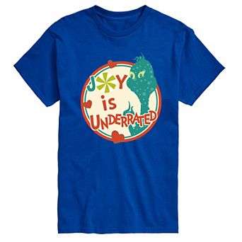 Men's Dr. Seuss The Grinch Joy Is Underrated Graphic Tee