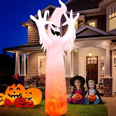 12 Feet Halloween Inflatable Decoration with Built-in LED Lights