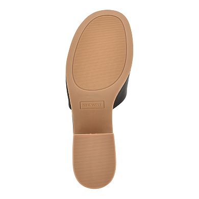 Nine West Barta Women's Open Toe Wedge Sandals