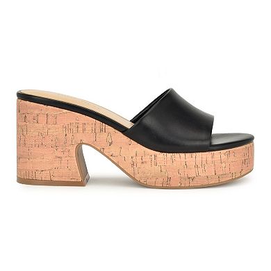 Nine West Barta Women's Open Toe Wedge Sandals