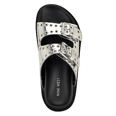 Nine West Eleny Women's Strappy Slip-on Sandals