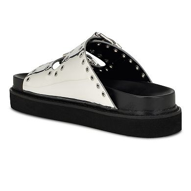 Nine West Eleny Women's Strappy Slip-on Sandals