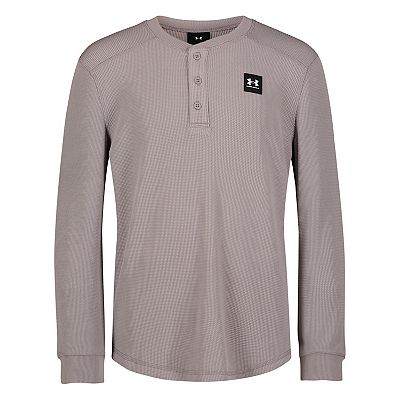 Long Sleeve Under Armour Henley T Shirt Boys 4-7 Under Armour