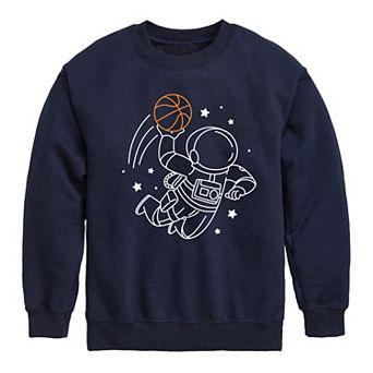 Boys 8-20 Dunking Astronaut Fleece Sweatshirt