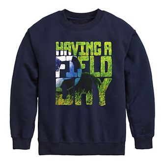 Boys 8-20 Having A Field Day Fleece Sweatshirt