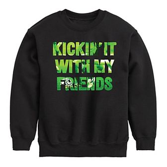 Boys 8-20 Kickin' It With My Friends Fleece Sweatshirt