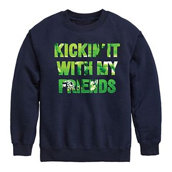 Boys 8-20 Kickin' It With My Friends Fleece Sweatshirt