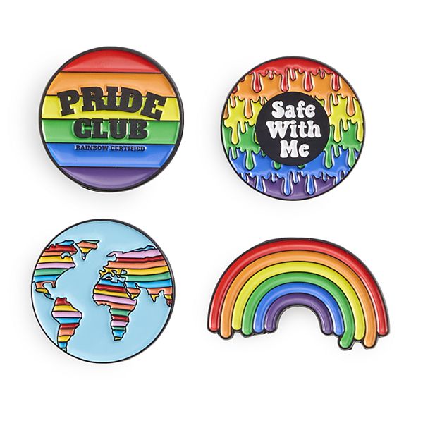 Rainbow Certified Pins 4-pk.