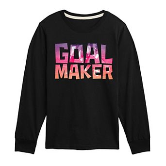 Boys 8-20 Goal Maker Long Sleeve Graphic Tee