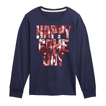 Boys 8-20 Happy Game Day Long Sleeve Graphic Tee