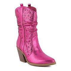 Kohls on sale pink boots