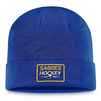 Men's Fanatics Branded  Royal Buffalo Sabres Authentic Pro Cuffed Knit Hat
