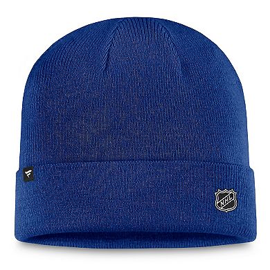 Men's Fanatics Branded  Blue Toronto Maple Leafs Authentic Pro Cuffed Knit Hat