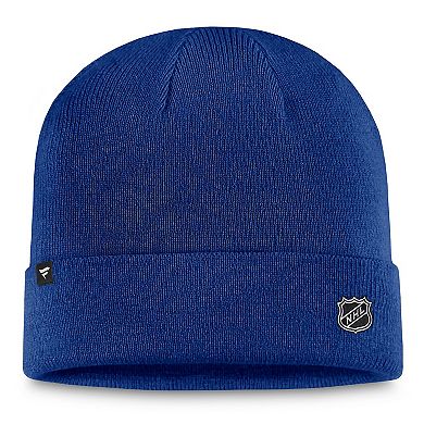 Men's Fanatics Branded Blue Toronto Maple Leafs Authentic Pro Cuffed Knit Hat
