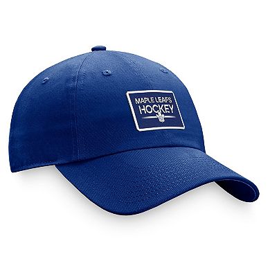 Women's Fanatics Branded Blue Toronto Maple Leafs Authentic Pro Rink Adjustable Hat