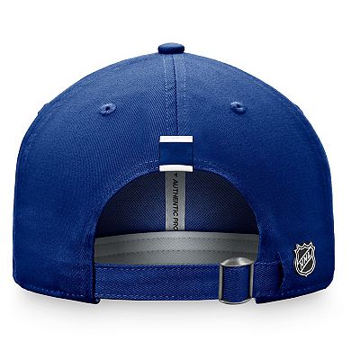 Women's Fanatics Branded Blue Toronto Maple Leafs Authentic Pro Rink Adjustable Hat