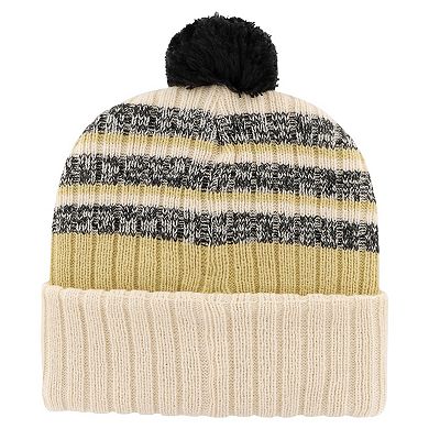 Men's '47 Natural New Orleans Saints Tavern Cuffed Knit Hat with Pom