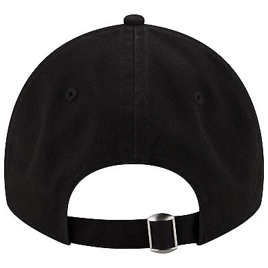 Men's New Era  Black New Orleans Saints Distinct 9TWENTY Adjustable Hat
