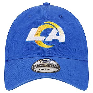Men's New Era Royal Los Angeles Rams Distinct 9TWENTY Adjustable Hat
