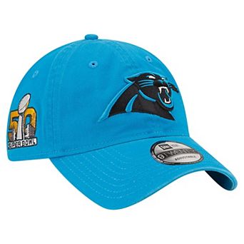 Men's New Era Blue Carolina Panthers Distinct 9TWENTY Adjustable Hat