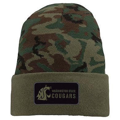 Men's Nike Camo Washington State Cougars Military Pack Cuffed Knit Hat