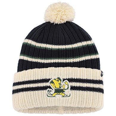 Men's '47 Navy Notre Dame Fighting Irish No Huddle Cuffed Knit Hat with Pom