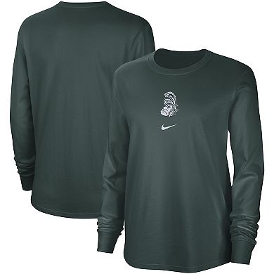 Women's Nike Green Michigan State Spartans Vintage Long Sleeve T-Shirt