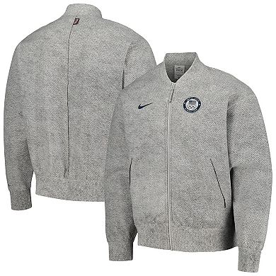 Men's Nike Gray Team USA 2024 Summer Olympics Media Day Look Full-Zip Jacket