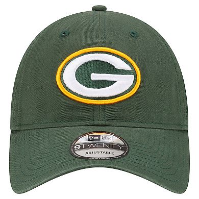Men's New Era  Green Green Bay Packers Distinct 9TWENTY Adjustable Hat