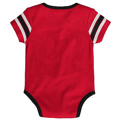 Infant Red Carolina Hurricanes Hockey Jersey Bodysuit