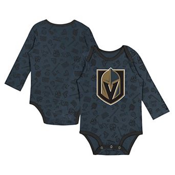 Infant Gray Vegas Golden Knights Dynamic Defender Long Sleeve Bodysuit
