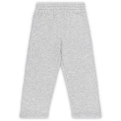 Toddler Navy/Gray Milwaukee Brewers Play-By-Play Pullover Fleece Hoodie & Pants Set