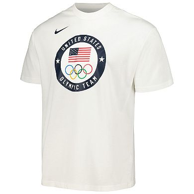 Men's Nike White Team USA 2024 Summer Olympics Media Day Look Essentials T-Shirt