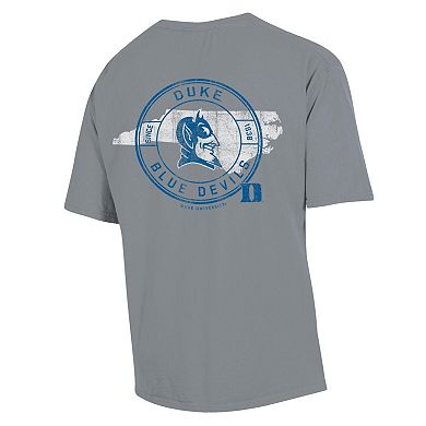 Men's Comfort Wash  Graphite Duke Blue Devils STATEment T-Shirt