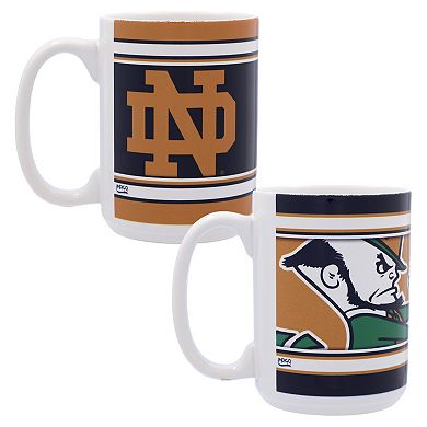 Notre Dame Fighting Irish 15oz. Home & Away 2-Pack Mug Set