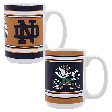 Notre Dame Fighting Irish 15oz. Home & Away 2-Pack Mug Set