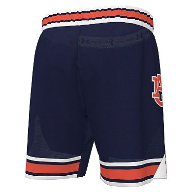 Men's Under Armour Navy Auburn Tigers Replica Basketball Shorts