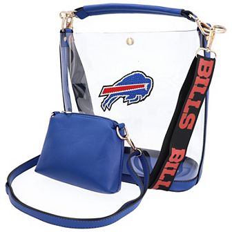 Cuce Buffalo Bills Rhinestone Clear Purse
