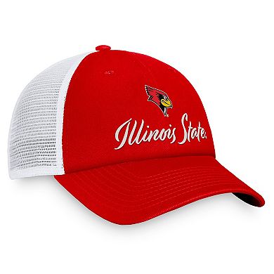 Women's Top of the World Red/White Illinois State Redbirds Charm Trucker Adjustable Hat