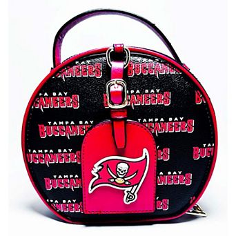 Cuce Black Tampa Bay Buccaneers Repeat Logo Round Bag