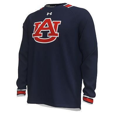 Men's Under Armour Navy Auburn Tigers Shooter Raglan Long Sleeve T-Shirt