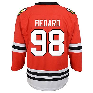 Youth Connor Bedard Red Chicago Blackhawks Home Replica Player Jersey