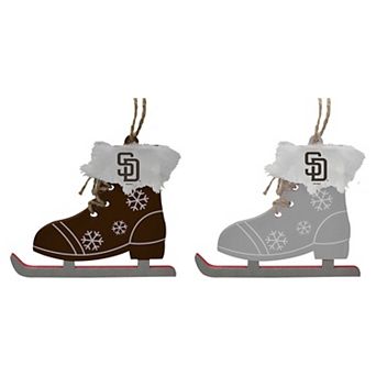 The Memory Company San Diego Padres Two-Pack Ice Skate Ornament Set