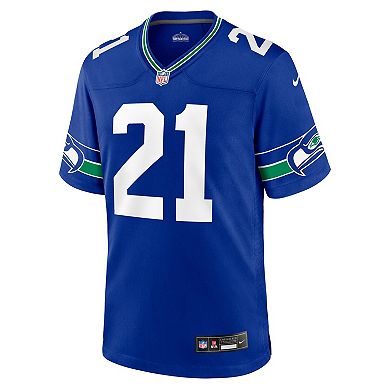 Men's Nike Devon Witherspoon Royal Seattle Seahawks Throwback Player Game Jersey