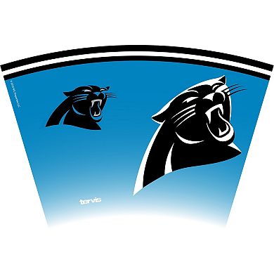 Tervis Carolina Panthers 24oz NFL 2 PACK Genuine & Forever Fan
