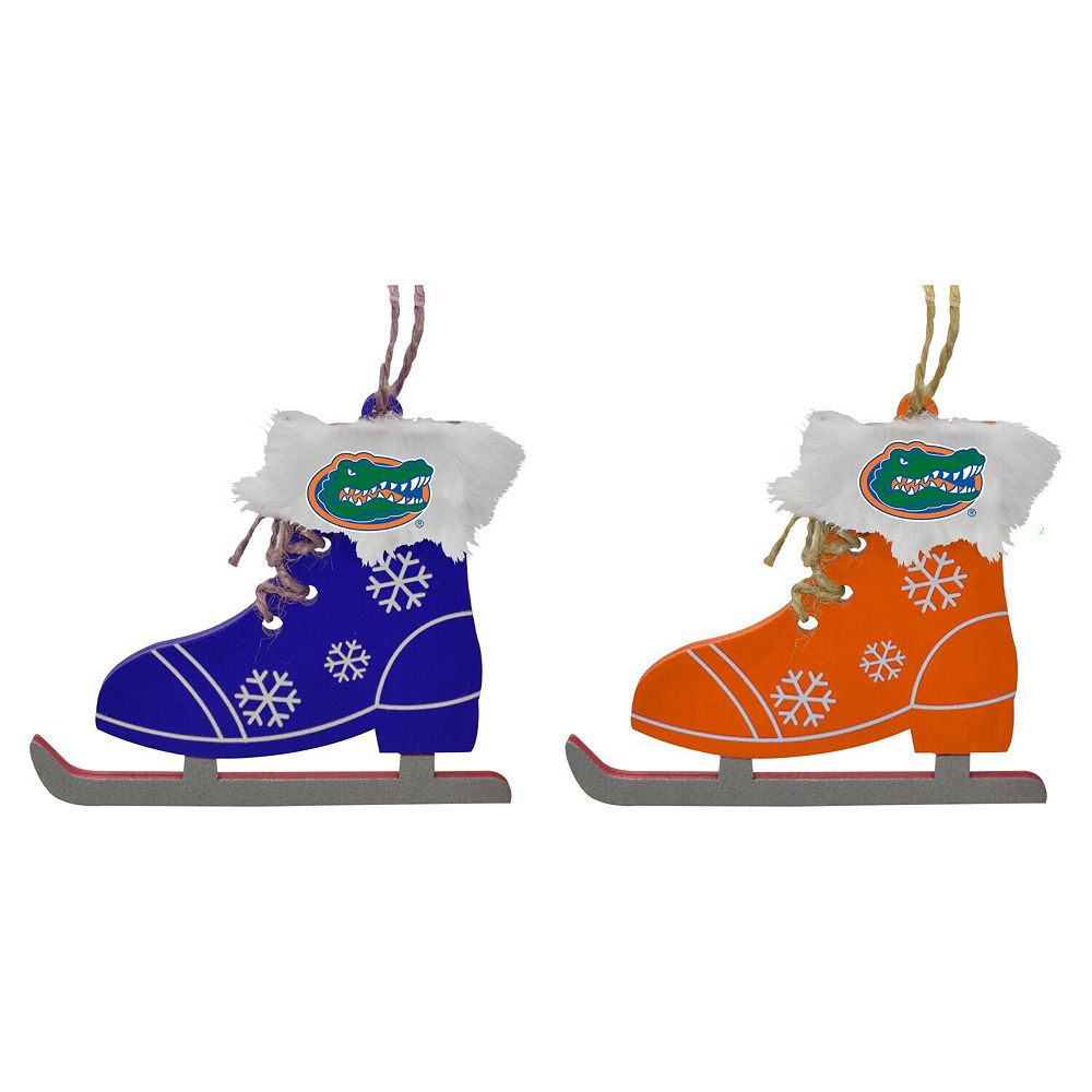 The Memory Company Florida Gators Two-Pack Ice Skate Ornament Set