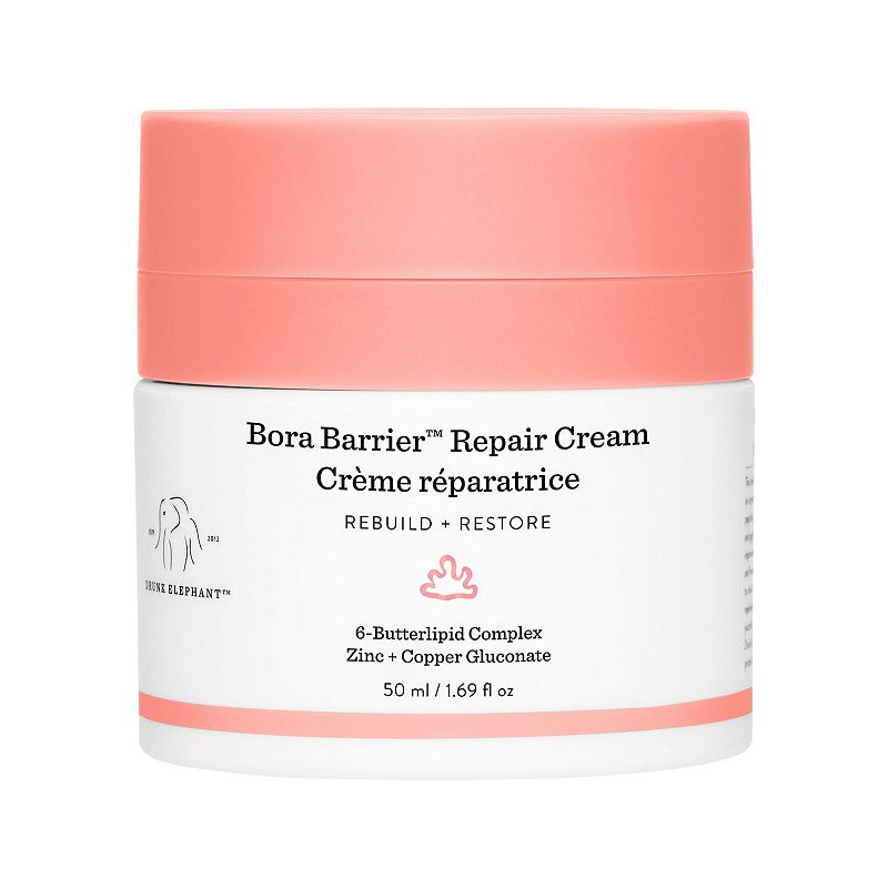 Drunk Elephant Bora Barrier Rich Repair Refillable Cream with 6-Butterlipid Complex, 