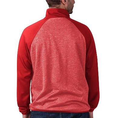 Men's G-III Sports by Carl Banks Red Washington Capitals RunnersÂ Raglan Full-Zip Track Jacket